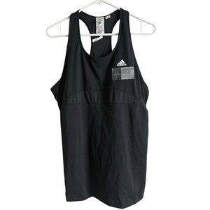 Adidas Women’s XL Black Quick Dry Racerback Tank Top Athletic Gym Activewear NEW